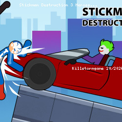Stickman Destruction 3 Heroes