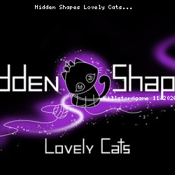 Hidden Shapes Lovely Cats